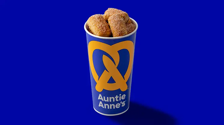 Auntie Anne’s Menu With Prices, Calories, and Best Items 2026 19 Cinnamon Sugar Pretzel Nuggets