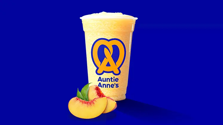 Auntie Anne’s Menu With Prices, Calories, and Best Items 2026 5 Peach Frozen Lemonade