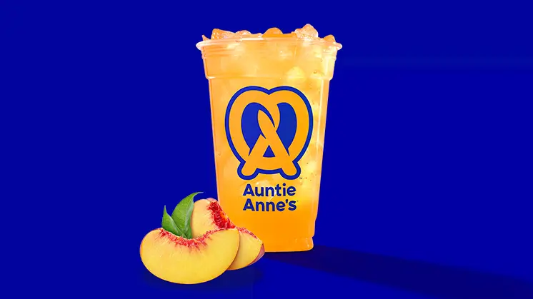 Auntie Anne’s Menu With Prices, Calories, and Best Items 2026 24 Peach Lemonade Mixer 1