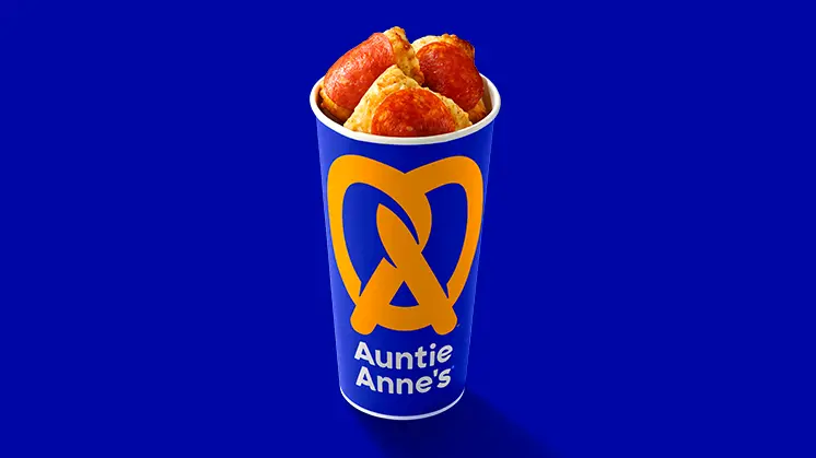 Auntie Anne’s Menu With Prices, Calories, and Best Items 2026 6 Pepperoni Pretzel Nuggets 1